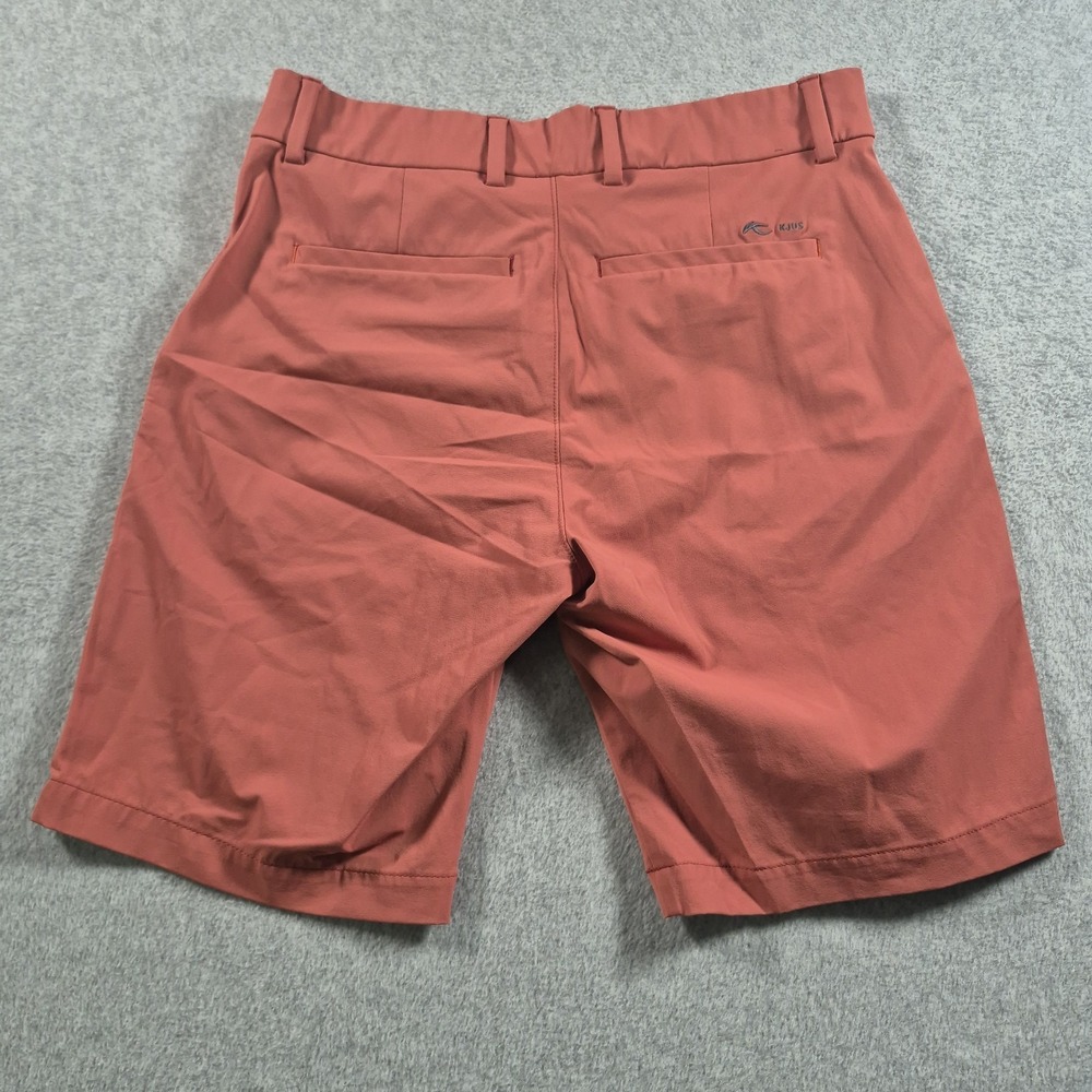 Kjus Iver Shorts Men's 32 (30) Pink Regular Fit Stretch Lightweight Active Golf - Picture 8 of 8